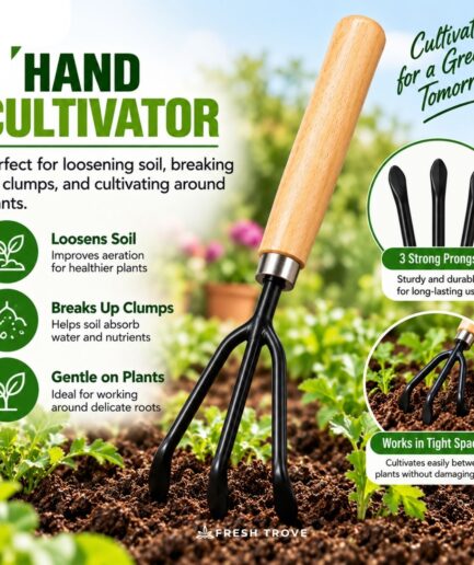 Fresh Trove 4-Piece Garden Tool Set for Gardening