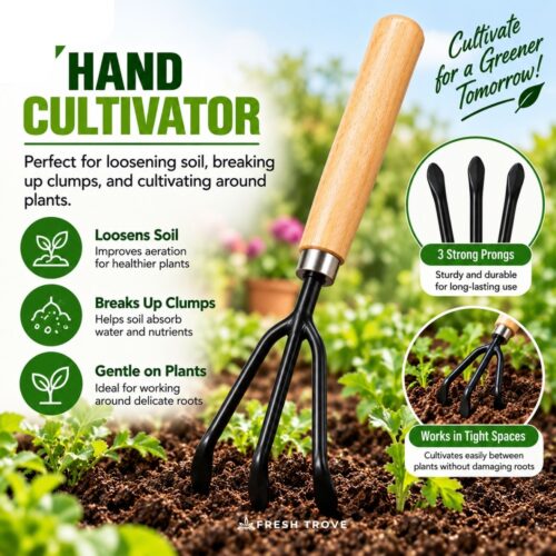 Fresh Trove 4-Piece Garden Tool Set for Gardening