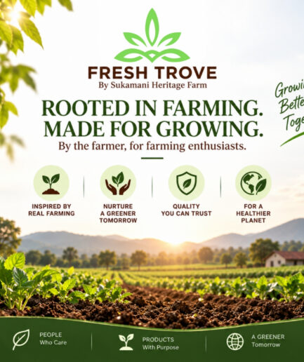 Fresh Trove 4-Piece Garden Tool Set for Gardening