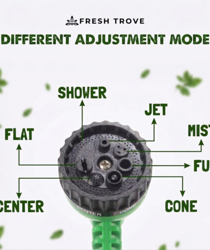 Fresh Trove 7 Flow Water Spray Gun – High Pressure Garden Hose Nozzle