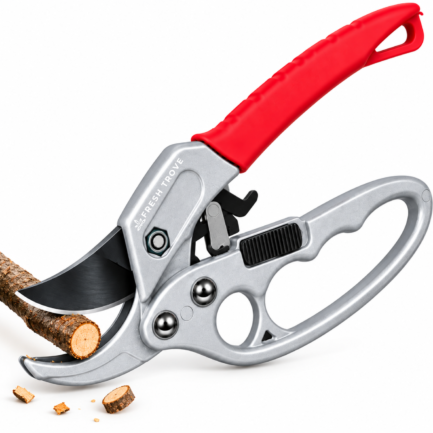 Fresh Trove Garden Pruner Stainless Steel Blade With Safety Lock For Plants